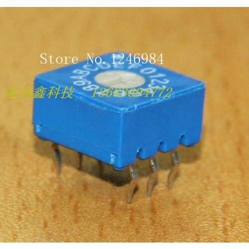 [SA]ECE 8421 one hundred transcoding switch Taiwan Yung 0-F transcoding 16 rotary switch hexadecimal ERD116RSZ--20pcs/lot