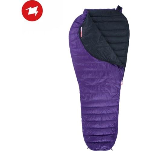 AEGISMAX NANO Purple Ultra Dry White Goose Down Mummy Outdoor Sleeping Bag