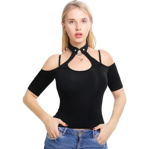 Summer Women T-Shirt 2020 Casual Sexy Off Shoulder Tee Shirts Short Sleeve Flexible Women Tops Tees Sexy Clothing