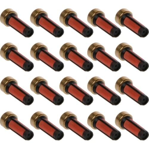 20 Pcs Fuel Injector Micro Basket Filter for audi GMC Injector Repair Kits E7CA