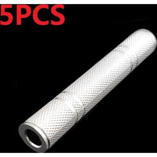 5PCS Guitar Audio Cable Extender Connector 1/4" 6.35 Jack Female to 6.35 jack Female Audio Cord Cable Adapter Coupler Converter