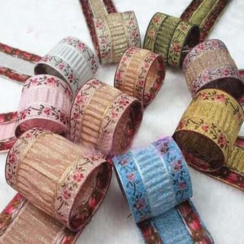 5Yards Selection New Brand Design Professional High Quality Jacquard Ribbon width 3cm, Beautiful ribbon and DIY ribbons