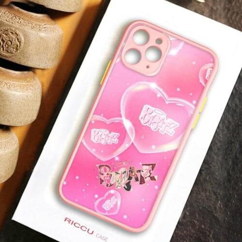 Lovely Doll Bratz Phone Case Colorful Bumper Shockproof Trasparent For iPhone 8 7 Plus 12 Mini 11 Pro Max XR X XS Cover