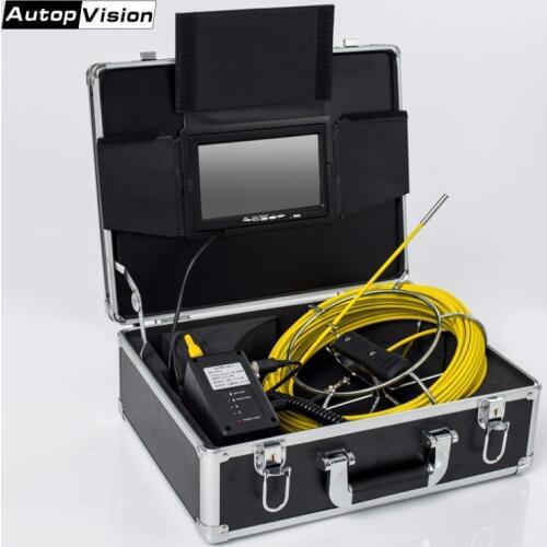 DHL Free WP70 50M Cable Underwater mini camera 7" TFT LCD 6.5/17/23mm Sewer Pipeline Endoscope Inspection Snake DVR Camera