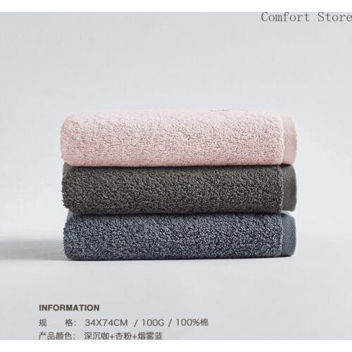 Cotton Face Towel Adult Soft Face Washing Household Lovers Water Absorbing Full Cotton Thickened Facial Towels Men Women B5T46