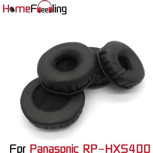 Homefeeling Ear Pads For Panasonic RP-HXS400 Earpads Round Universal Leahter Repalcement Parts Ear Cushions