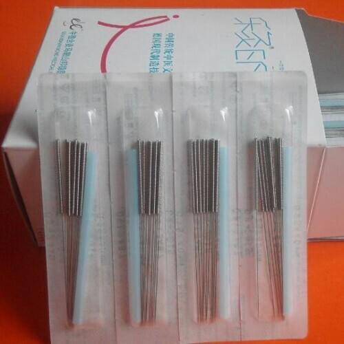 500pcs 3 boxes quality disposable sterile acupuncture needle 10 needles with one tube 0.16/0.18/0.20/0.22/0.25/0.30mm