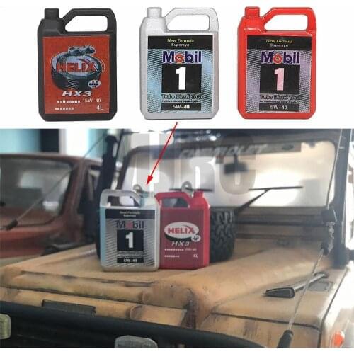 Simulation Metal Engine Oil Barrel For 1/10 RC Crawler Car TRX4 Defender Bronco Scx10 90046 RR10 TRX-4 RC4WD D90 D110 Axial