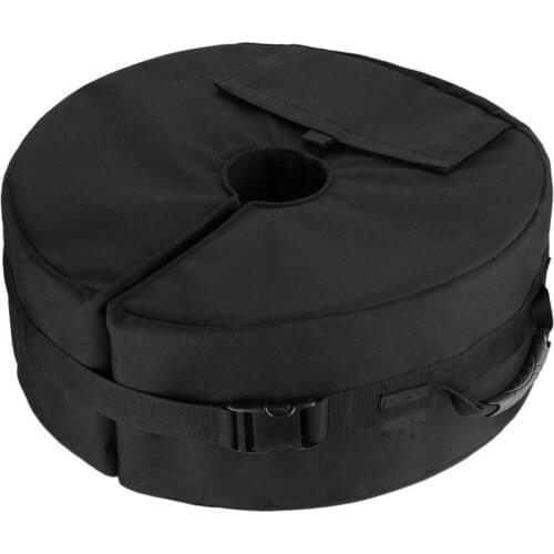 2 PCS 18" Round Umbrella Base Weight Bag Weatherproof Outdoor Parasol Beach Tent Stand for Home Hotel Use Wholesale XB