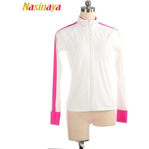 Customized Figure Skating Jacket Zippered Tops for Girl Women Training Competition Patinaje Ice Skating Warm Fleece Gymnastic 12