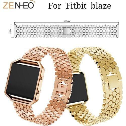 Metal Bracelet Watch strap For Fitbit Blaze Smart Watches band replacement straps For Fitbit Blaze watchband belt new Wristband