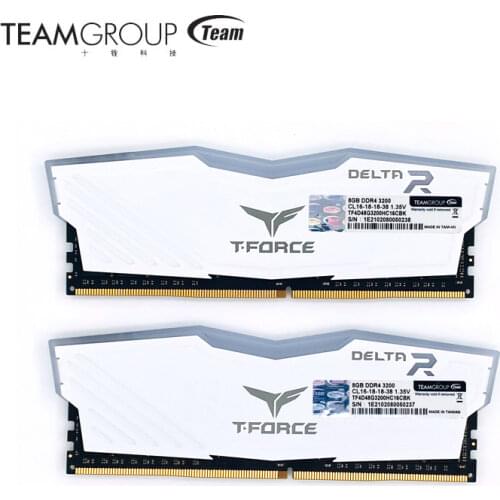 TEAMGROUP Delta RGB RAM DDR4 8GB 16GB 3000MHZ 3200MHZ 3600MHZ Desktop Gaming Module Memory