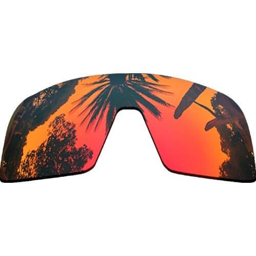 Orange Red Mirrored Polarized Replacement Lenses for Sutro Sunglasses Frame 100% UVA & UVB