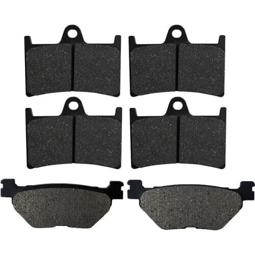 Motorcycle Front and Rear Brake Pads for YAMAHA T-Max 530 XP530 TDM900 XT1200Z FJR1300A FJR1300 XV1900 XV1700 Super Tenere Black