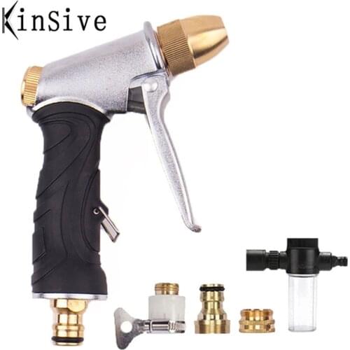 NEW High Pressure Water Spray Gun Car Wash Hose Nozzle Garden Supplies Watering Sprinkler Cleaning Tools Water Gun Dropshipping