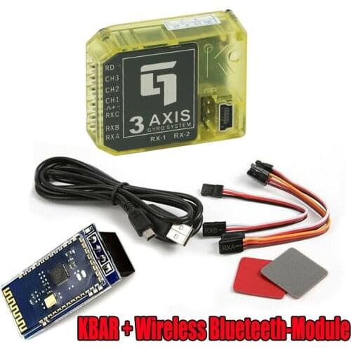 3 Axis Gyro KBAR V2 5.3.4PRO K8 Flybarless Gyro Stabilization System For Mikado VBAR ALIGN T-REX 450 500 550 600 RC Helicopter