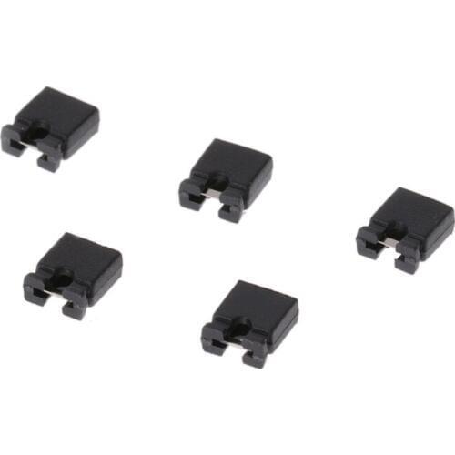 100 Pcs 2.54mm Standard Jumper Blocks Caps For Hard Drive CD DVD Motherboards