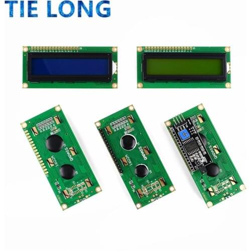 LCD1602 1602 LCD Module Blue / Yellow Green Screen 16x2 Character LCD Display PCF8574T PCF8574 IIC I2C Interface 5V for arduino