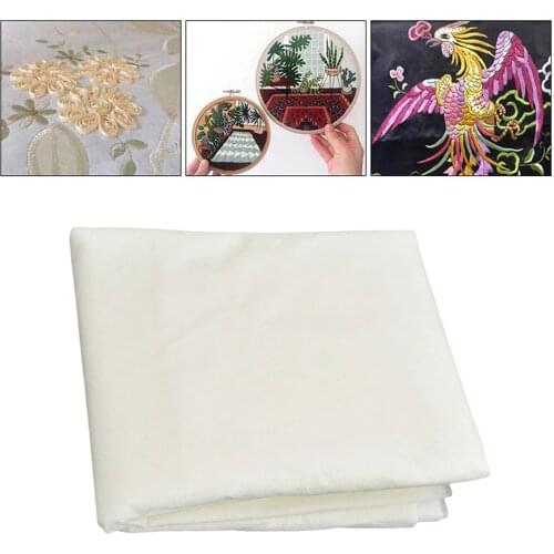 100cm White Water Soluble Fabric Embroidery Film Stabiliser Sewing Craft DIY
