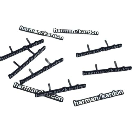 20pcs Aluminum Harman/Kardon sticker Car Sticker Emblem Sliver Chrome Logo For BMW 3 For BMW 5 Car Accessories Styling