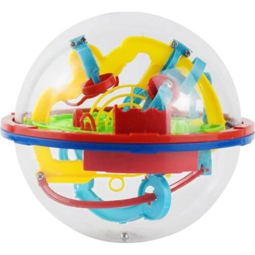 3D Puzzle Magic Maze Ball Intellect 100/118/299 Level Magical Intellect Marble Puzzle Game IQ Balance Educational Toys