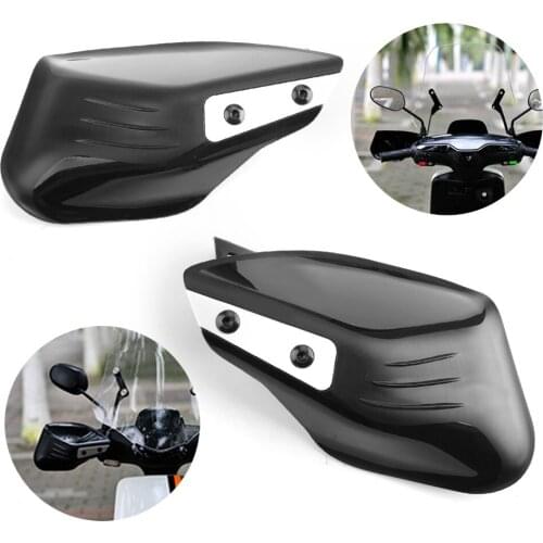 Areyourshop Motorcycle Universal 8/10mm Bolt Motorcycle 7/8" Handlebar Hand Guard Protector Cover Black Motorcycle Accessories