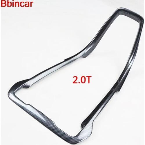 Bbincar For Ford Mondeo 2013 ABS Carbon Fiber Wood Color Car Front Interior Center Air Vent Navigation Switch Gear Panel Cover