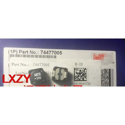 Free Shipping 10PCS/lot 74477005 WE-PD 1280-5.6UH 8.2A 12X12X8MM W E core coil inductor