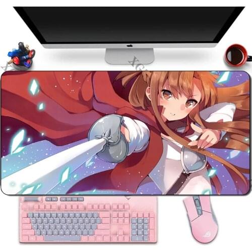 Sword Art Online Large Mouse Pad Decoration Gamer Computer Keyboard Table Mat XXL Custom Anime Mouse Pad Game Accessories