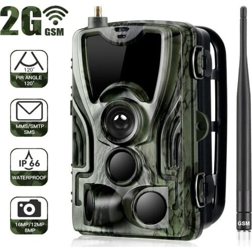 Suntekcam HC-801M 2G Hunting Camera 16MP Trail Camera SMS/MMS/SMTP Photo Traps Trap Wild hunter photo game guard ghost deer feed