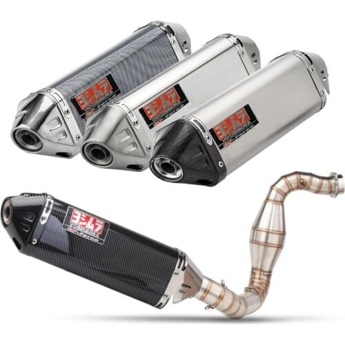 G310 Motorcycle Full Exhaust systemCarbon Fiber Muffler Modified Pipe Yoshimura silencer DB Killer Slip-on for BMW G310GS G310R