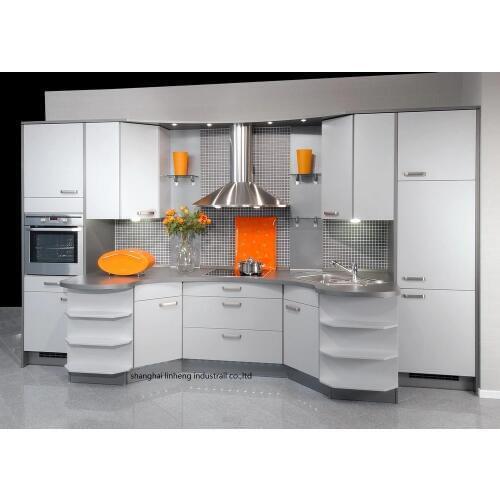 High gloss/lacquer kitchen cabinet mordern(LH-LA093)