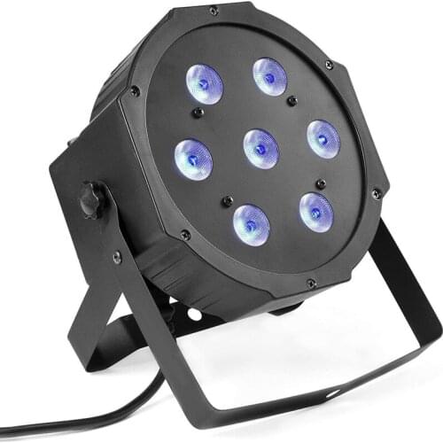 Hot Selling Professional 7x12w Led Par Lights Rgbw Uv Stage Lighting Dmx Sound Controller Party Light Effect For DJ Bar Show