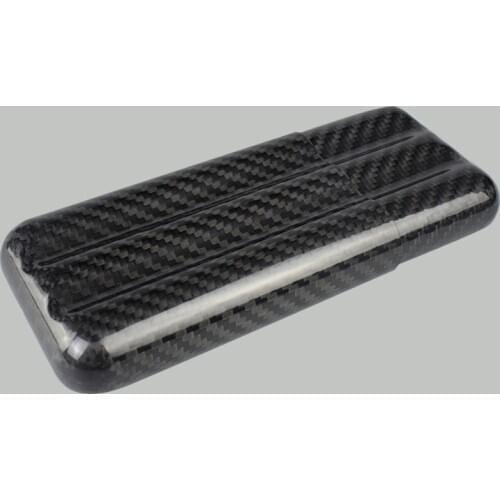 Fashion New Style Cigar Humidor Black 3 Tube Cigar Case