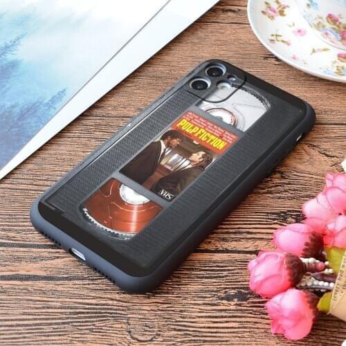 For iPhone Pulp Fiction Travolta Case Print Soft Matt Apple iPhone Case