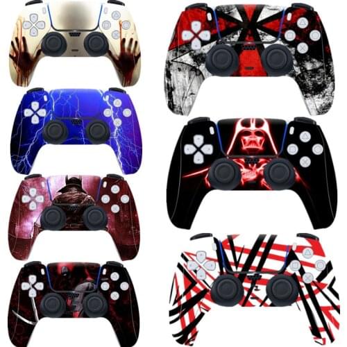 Skin Sticker For PlayStation 5 PS5 Controllers Gameing Anti-slip Protection Cover Stickers For SONY PS 5 Console Case Skin
