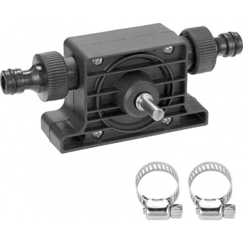 Electric Drill Pump Sinks Aquariums Pool Self Priming Transfer Pumps Oil Fluid Water Pump Hose Clamps Connectors Set