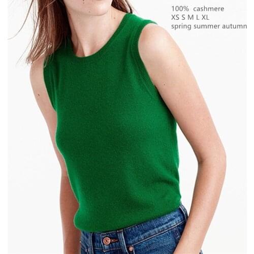 Naizaiga wholesale Womens 12-pin pullover 100% cashmere solid half-turtleneck women vest sweater BYD51