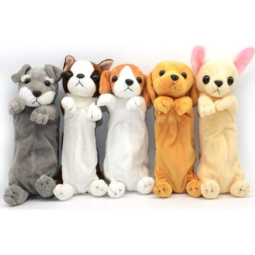 Pencil pouch bag pen Case School Supplies Plush Estuche Escolar Box Trousse Scolaire Stylo Pencilcase Cute Aniaml kalem kutusu