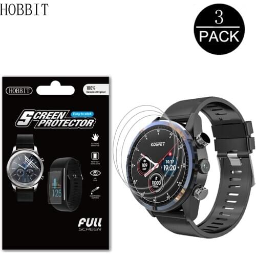 3Pcs Anti-Scratch HD Film For KOSPET Hope 1.39" smartwatch GPS 0.15mm Nano Explosion-proof Full Screen Protector Film not Glass
