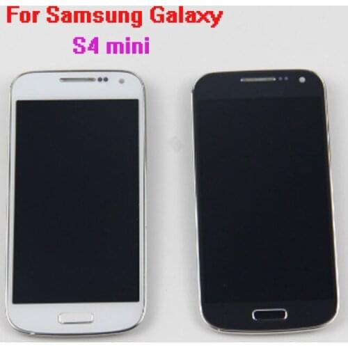 Suitable for 4.3" Samsung Galaxy S4 mini i9190 i9195 i9192 mobile phone LCD AMOLED display touch screen digitizer component fram