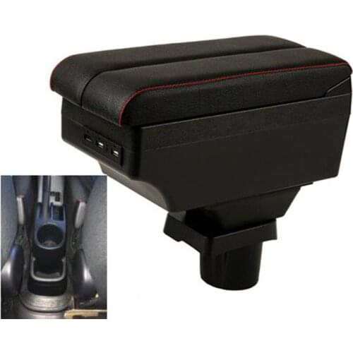 For ToyotaPrius C Prius C armrest box central Store content Storage box Aqua armrest box with USB interface