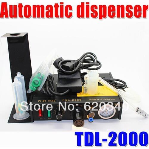 Free Shipping NEW YDL-2000 Semi-automatic Glue Dispenser/ plastic injection machine AB/UV/ SMT Solder Paste/Liquid Controller