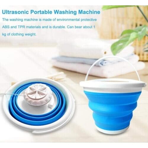 Mini Portable Folding Bucket Washing Machine Clean and Durable Easy to Disassemble and Clean