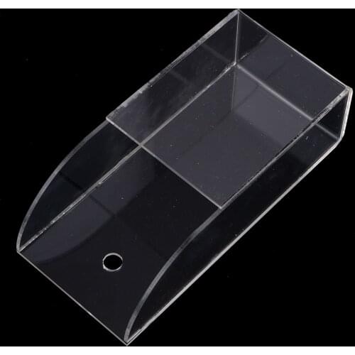 1 Grid Transparent Acrylic Organizer Storage Box Case Remote Control Holder Case TV Air Conditioner, Wall Mounted