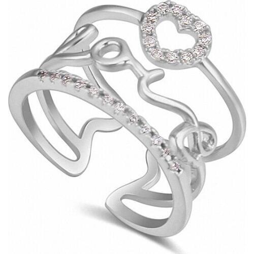 TRACYSWING Real Austrian Crystals Brand AAA Zirconia Micro Inlays Fashion Ring for women New Geometric Th-121146