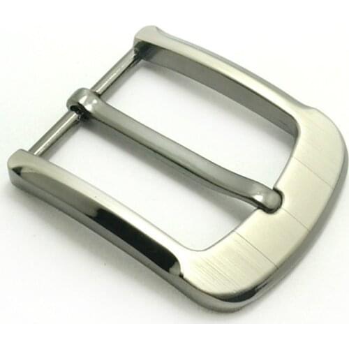 1pcs Metal 40mm Belt Buckle Middle Center Half Bar Buckle Leather Belt Bridle Halter Harness belt Accessories Fit for 37mm-39mm