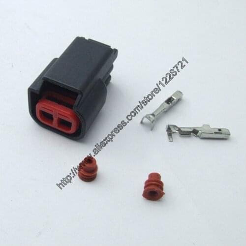 10Kits/lot 2Pin Waterproof Electrical Ignition Coil Connector Repair Kit Case for Fuel Injector Connectors Ford Fox winning