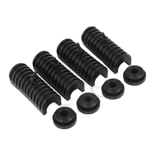 4X Saddlebag Rubber Grommets Support Cushion For Harley Touring Road King Street FLHT FLT 94-13 Electra Glide 88-13