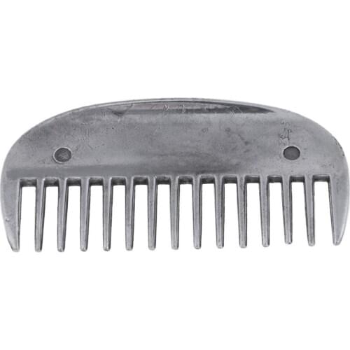 8x4cm Heavy Duty Metal Stainless Steel Curry Comb Brush Horse Pony Mane Tail Body Hairy Curry Cleaning Tool